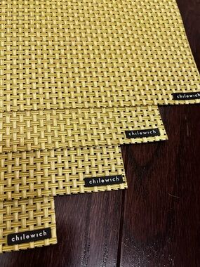 Chilewich Yellow Woven Placemats